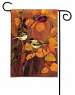 Autumn Chickadees Garden Flag