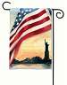 Liberty at Sunset Garden Flag