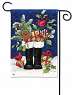 Santa's Boots Garden Flag