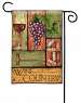 Red Wine Garden Flag