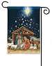 Holy Night Garden Flag