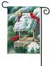 Winter Feeder Garden Flag