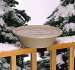 14 inch Bird Bath DeckPole Heated