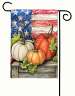 Patriotic Pumpkins Garden Flag
