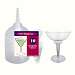 2 pc Margarita Glasses Clear 10 ct