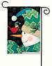Chevron Snowman Garden Flag