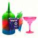 2 pc  Margarita Glasses Assorted Neon 12 ct