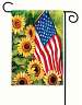 American Sunflowers Garden Flag