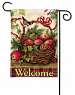 Winter Basket Garden Flag