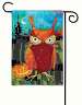 Happy Owloween Garden Flag