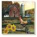 Farm Scene Coasters Set of 4
