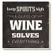 Keep Spirits High Coasters Set of 4