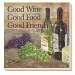 Good Wine Good Friends Coasters Set of 4