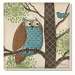 Fantasy Owl Coasters Set of 4