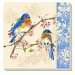 Bluebirds Coasters Set of 4
