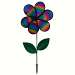 Rainbow Whirl Flower with Leaves