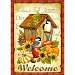 Autumn Birds Garden Flag