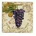 Vista Grapes Tumbled Tile Coasters Set of 4