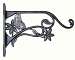 9 inch Cast Aluminum Bracket with Butterfly Brushed Bronze