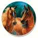 Horse Couple Coasters Set of 4