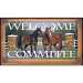 Welcome Commitee Horses Doormat