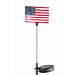 American Flag Solar Stake Light