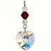 Birthstone Angel Suncatcher January Garnet