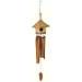 Thatched Roof Birdhouse Chime