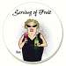 Serving of Fruit Coasters Set of 4