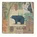 Bear Tracks Tumbled Tile Coasters Set of 4
