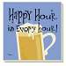 Happy Hour Coasters Set of 4