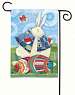 Funny Bunny Garden Flag