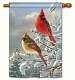Winter Cardinals Standard Flag