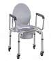 Drop Arm Commode with Padded Arm Rest