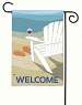 Beach Living Garden Flag
