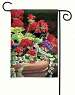 Geranium Visit Garden Flag