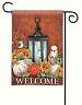 Fall Lantern Garden Flag