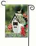 Rose Cottage Wrens Garden Flag