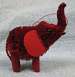 Elephant Red Ornament
