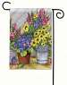 Blossom Buckets Garden Flag