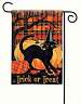 Witch Hat Cat Garden Flag