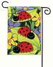 Ladybug Visit Garden Flag