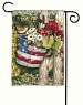 Patriotic Pail Garden Flag