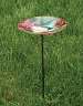 Birdbath Stake HumBird Glass