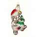 Kitty's Christmas Gray Ornament