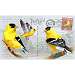 Goldfinch Postcard Cutting Board