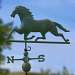Horse Weathervane Blue Verde Copper