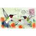 Hummingbird Postcard Cutting Board
