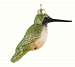 Black Chinned Hummingbird Ornament