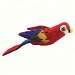 Scarlet Macaw Woolie Ornament